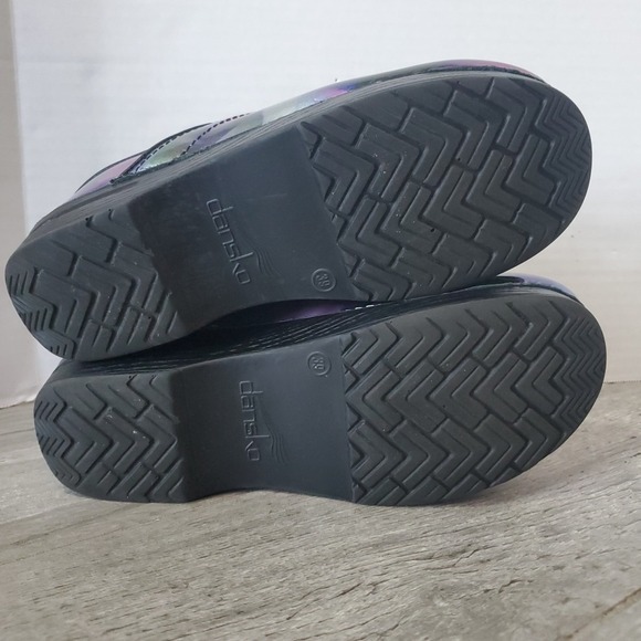 Dansko Professional‎ Mystic Patent Leather Nursing Clog Sz 39/9 Purple Podiatric - Picture 9 of 9